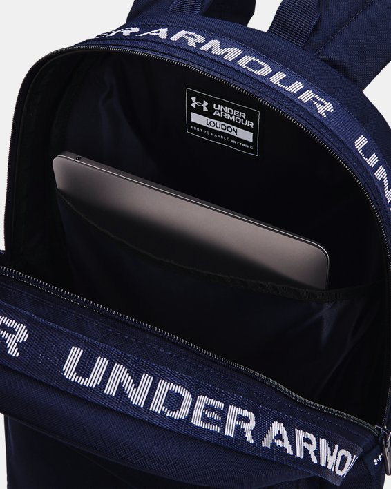 UA Loudon Backpack, Blue, pdpMainDesktop image number 3